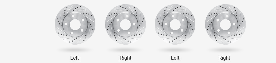Fit 2016 Chevrolet Malibu Rear PSport Drill Slot Brake Rotors+Ceramic Brake Pads